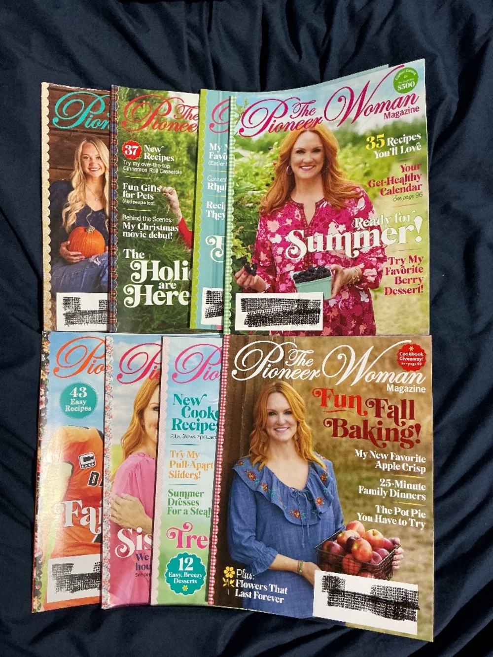LOT OF THE PIONEER WOMAN MAGAZINES 2021-2023